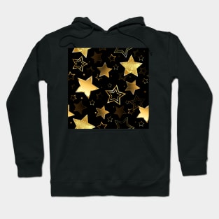 Seamless with Golden Stars Hoodie